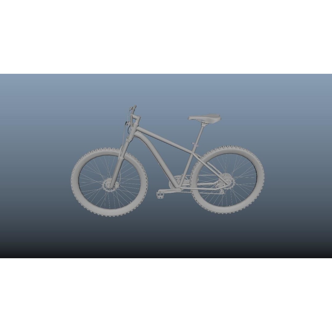 Mountain Bike 3D Model – Low Poly Rigged Asset for Animation - View 11