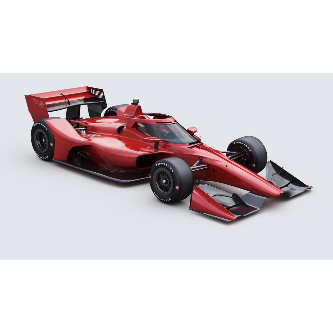 Indycar Road Version 3D Model – High Detail PBR Asset, FBX - View 10