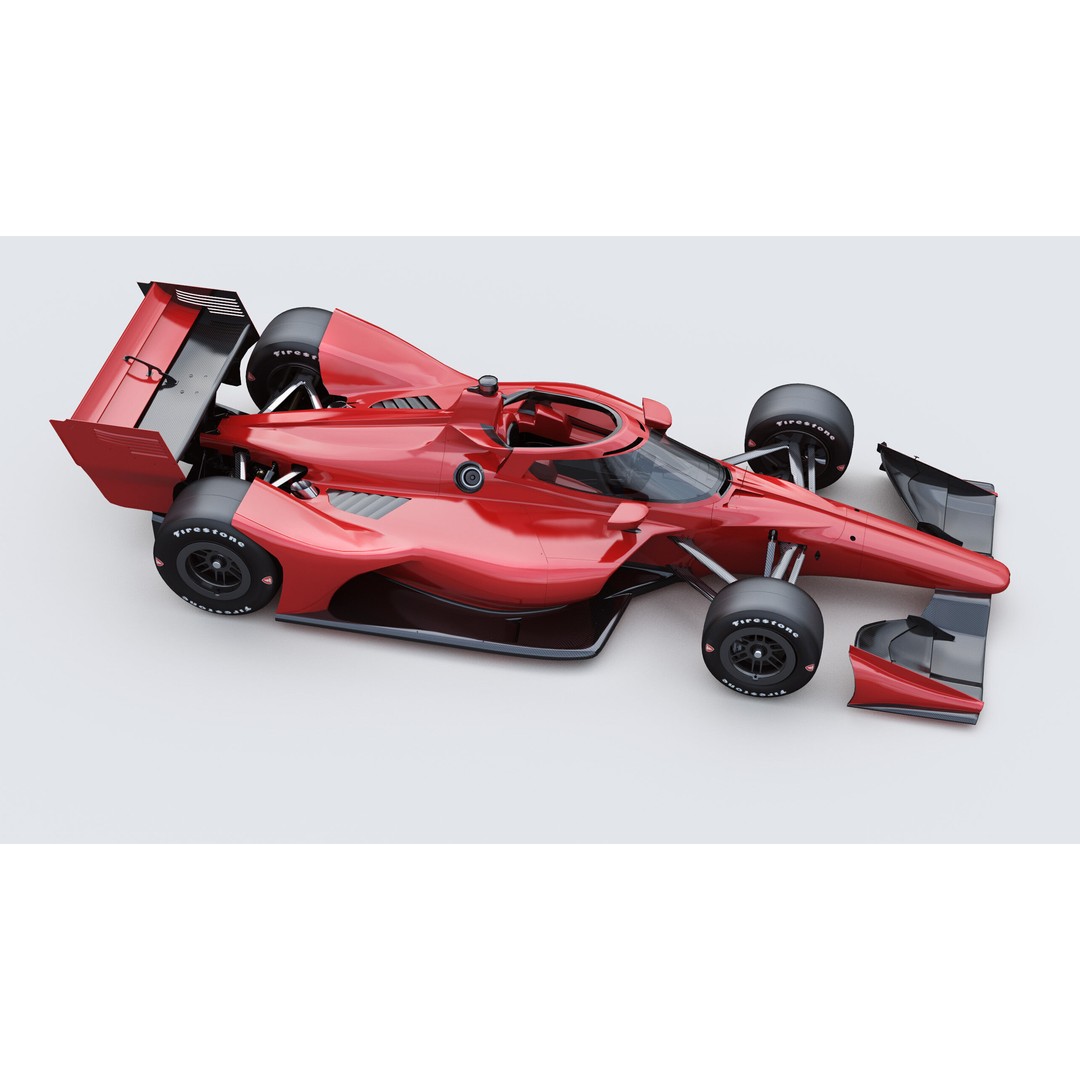 Indycar Road Version 3D Model – High Detail PBR Asset, FBX - View 12
