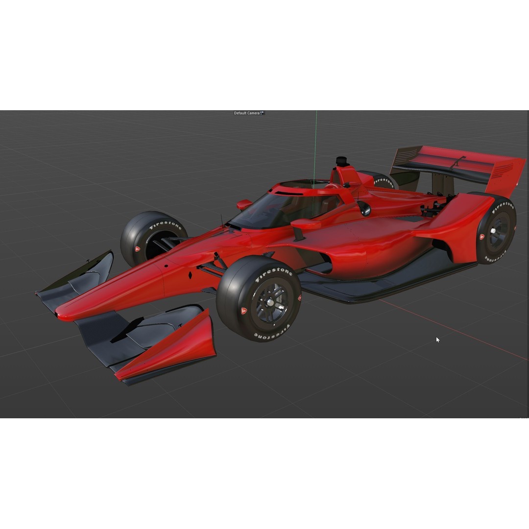 Indycar Road Version 3D Model – High Detail PBR Asset, FBX - View 17