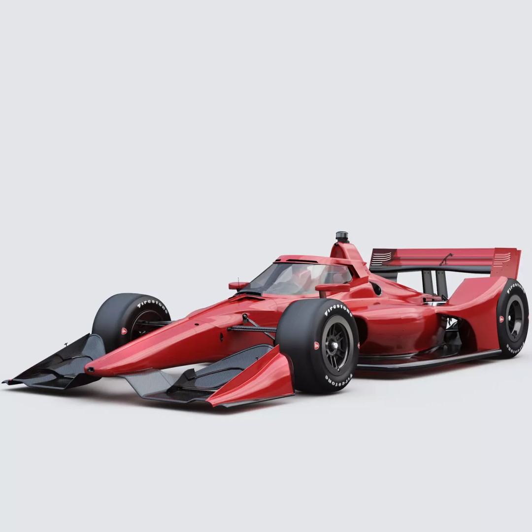 Indycar Road Version 3D Model – High Detail PBR Asset, FBX - View 2