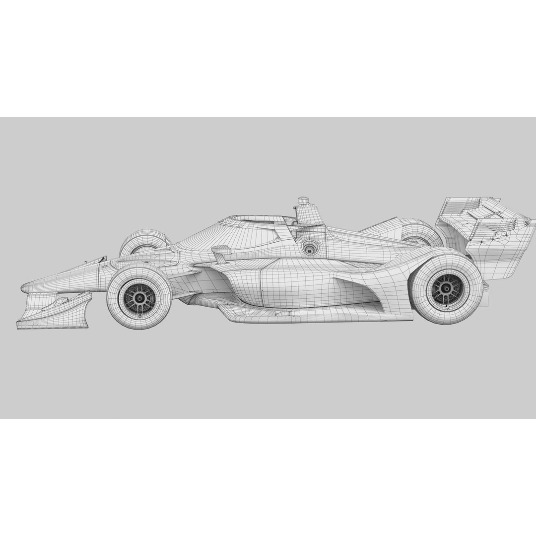 Indycar Road Version 3D Model – High Detail PBR Asset, FBX - View 20
