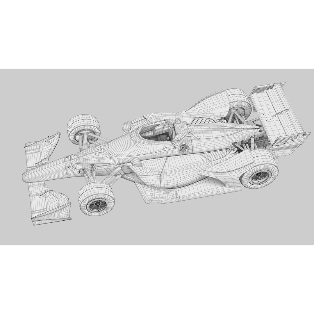 Indycar Road Version 3D Model – High Detail PBR Asset, FBX - View 21