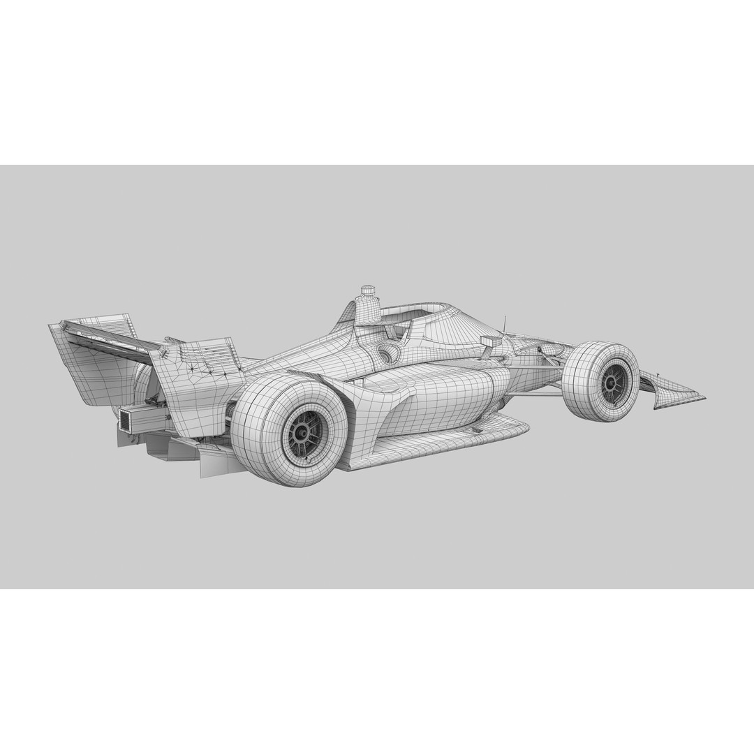 Indycar Road Version 3D Model – High Detail PBR Asset, FBX - View 24