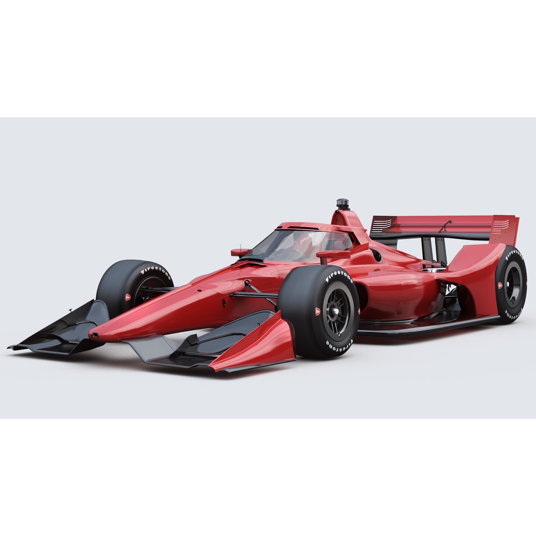 Indycar Road Version 3D Model – High Detail PBR Asset, FBX - View 3