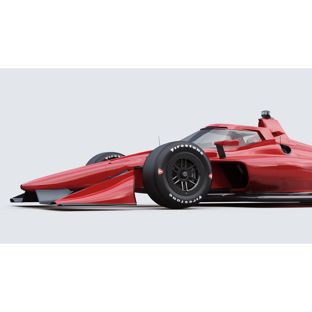 Indycar Road Version 3D Model – High Detail PBR Asset, FBX - View 4