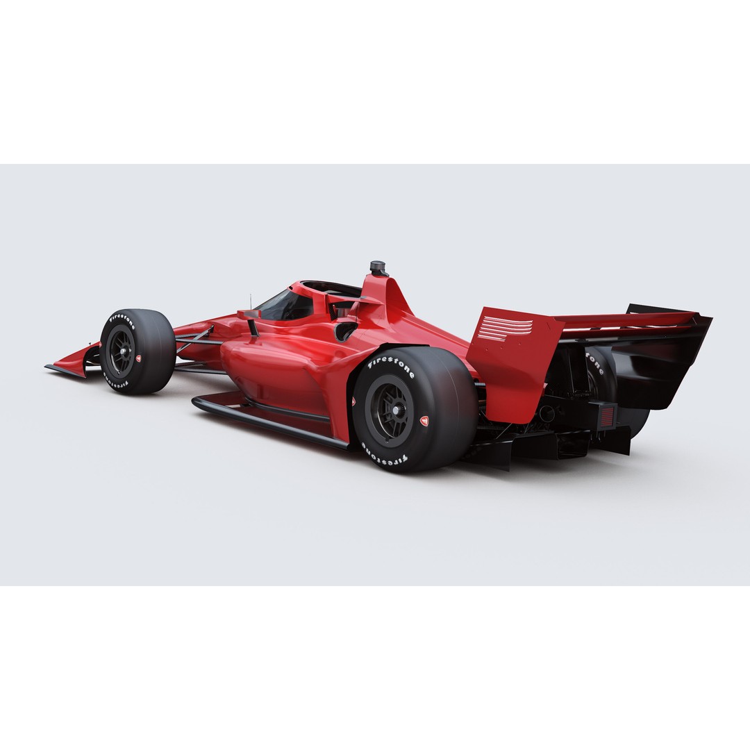 Indycar Road Version 3D Model – High Detail PBR Asset, FBX - View 6
