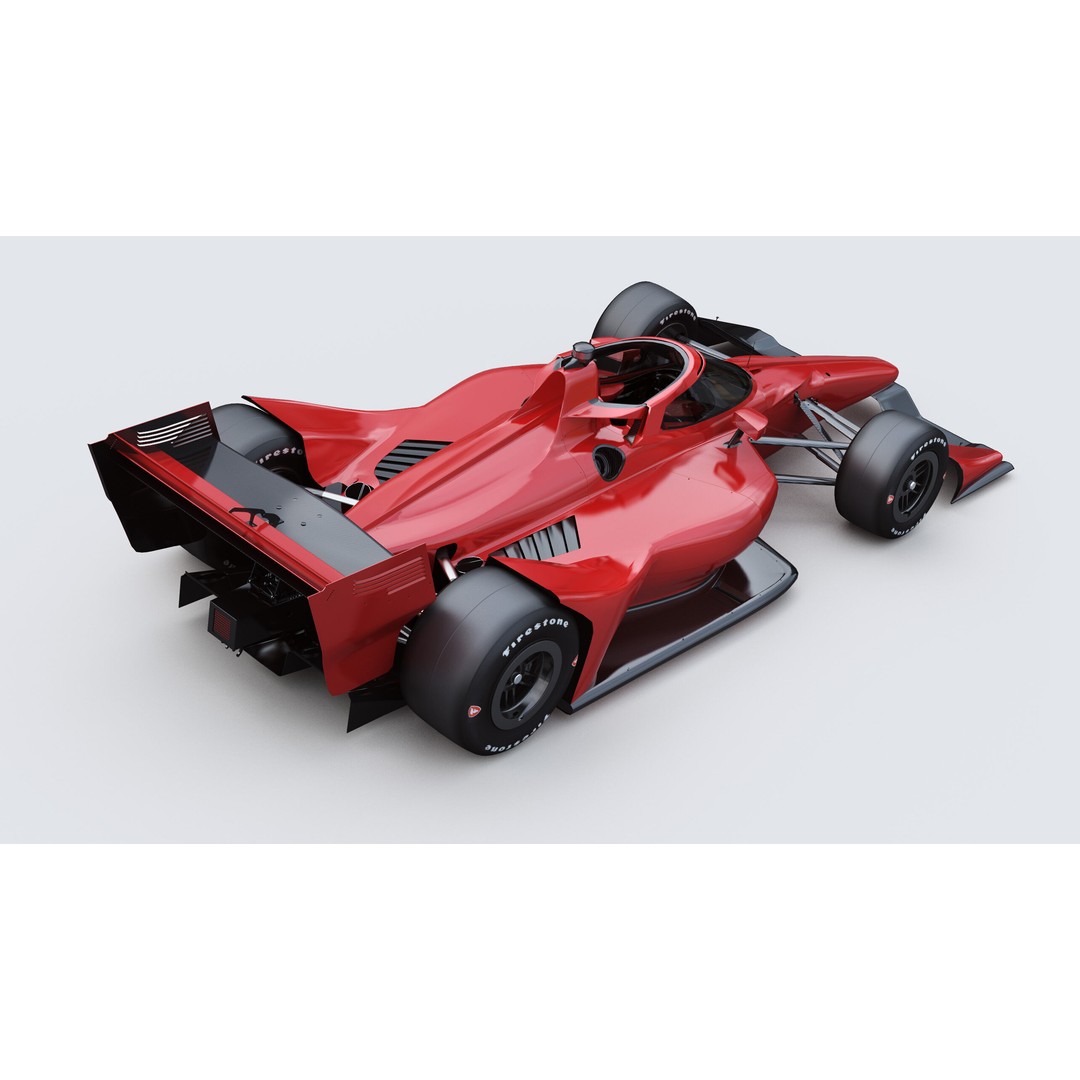 Indycar Road Version 3D Model – High Detail PBR Asset, FBX - View 8