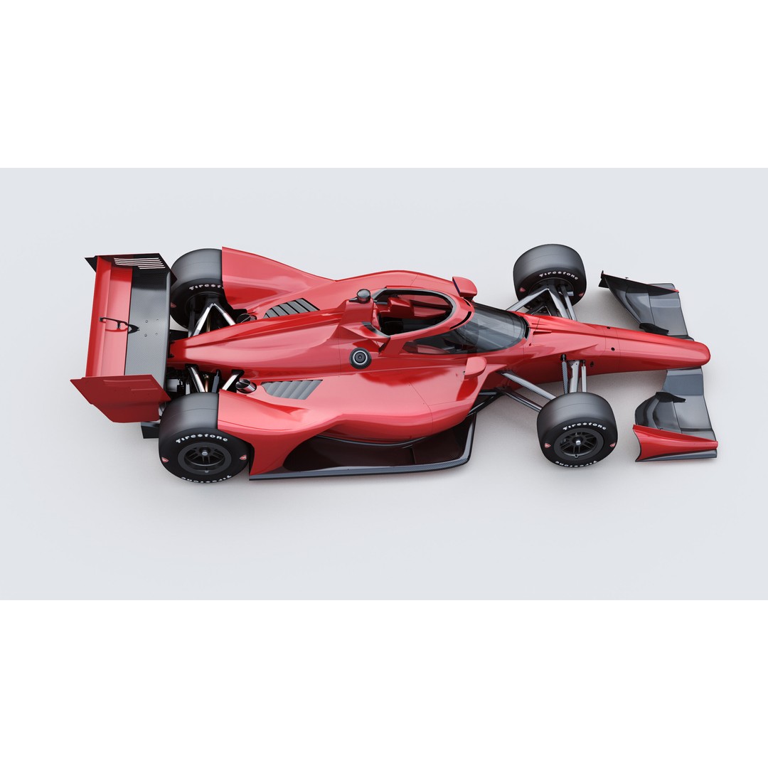 Indycar Road Version 3D Model – High Detail PBR Asset, FBX - View 9