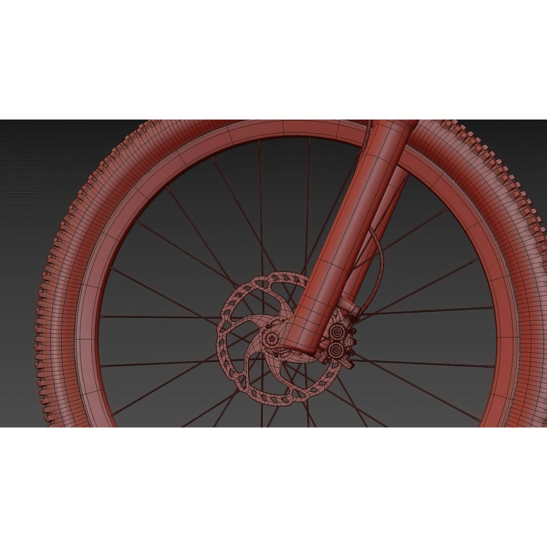 Scott Spark 3D Model – High Poly Bicycle with PBR Textures