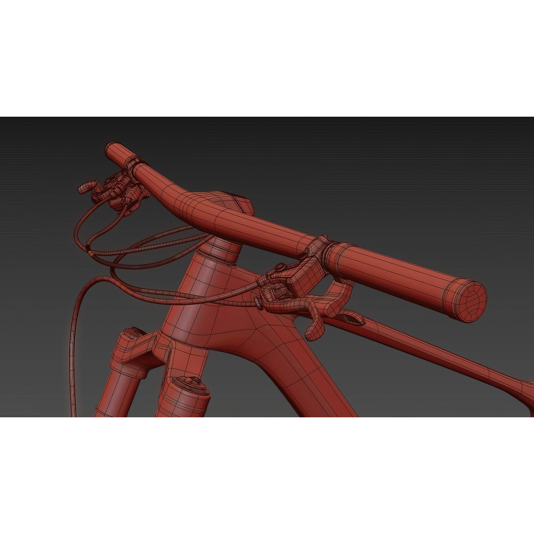 Scott Spark 3D Model – High Poly Bicycle with PBR Textures - View 19