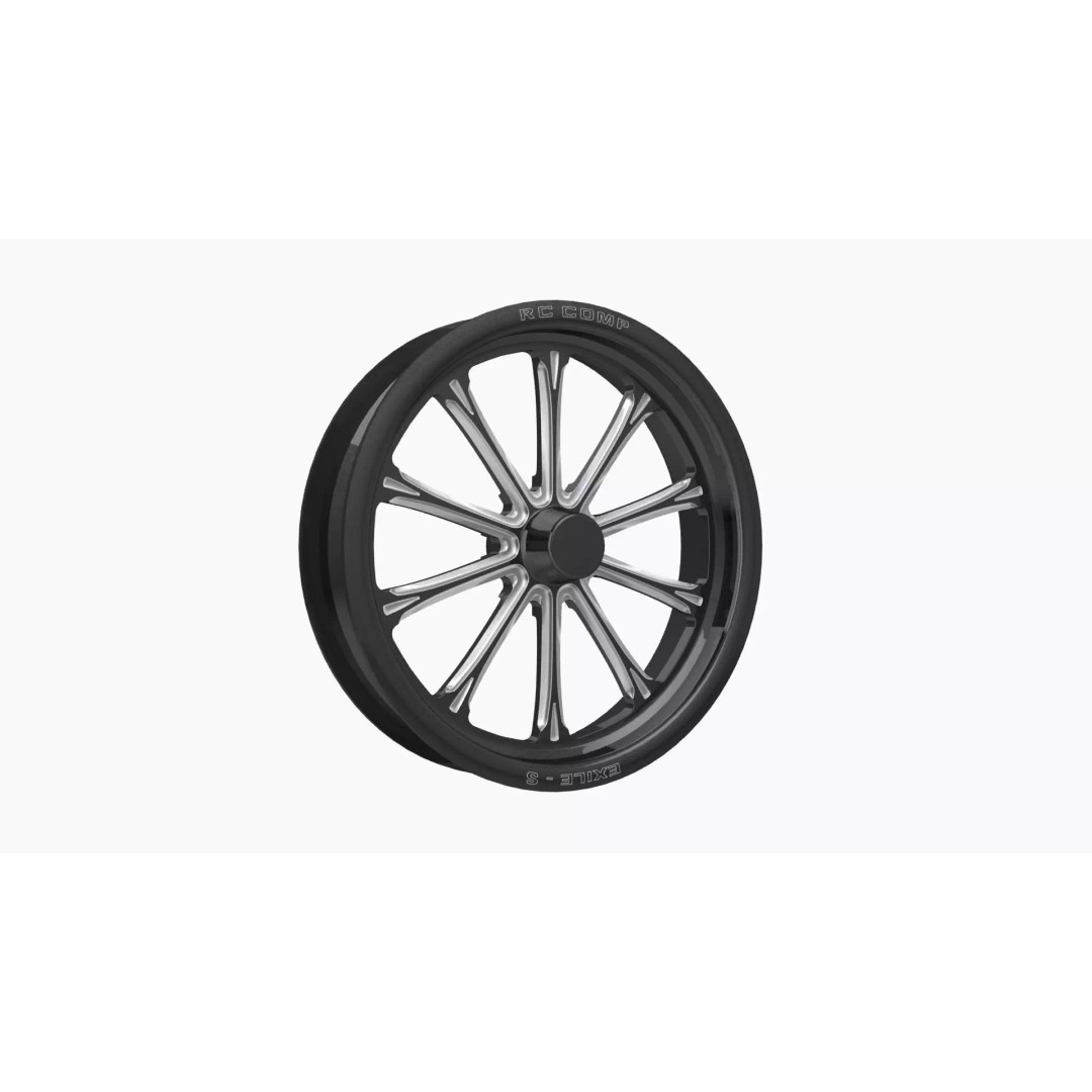 RC Components Exile-S Street Fighter Wheel 3D Model – Low Poly Game Asset, FBX - View 2