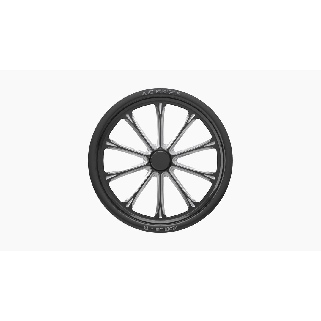 RC Components Exile-S Street Fighter Wheel 3D Model – Low Poly Game Asset, FBX - View 3