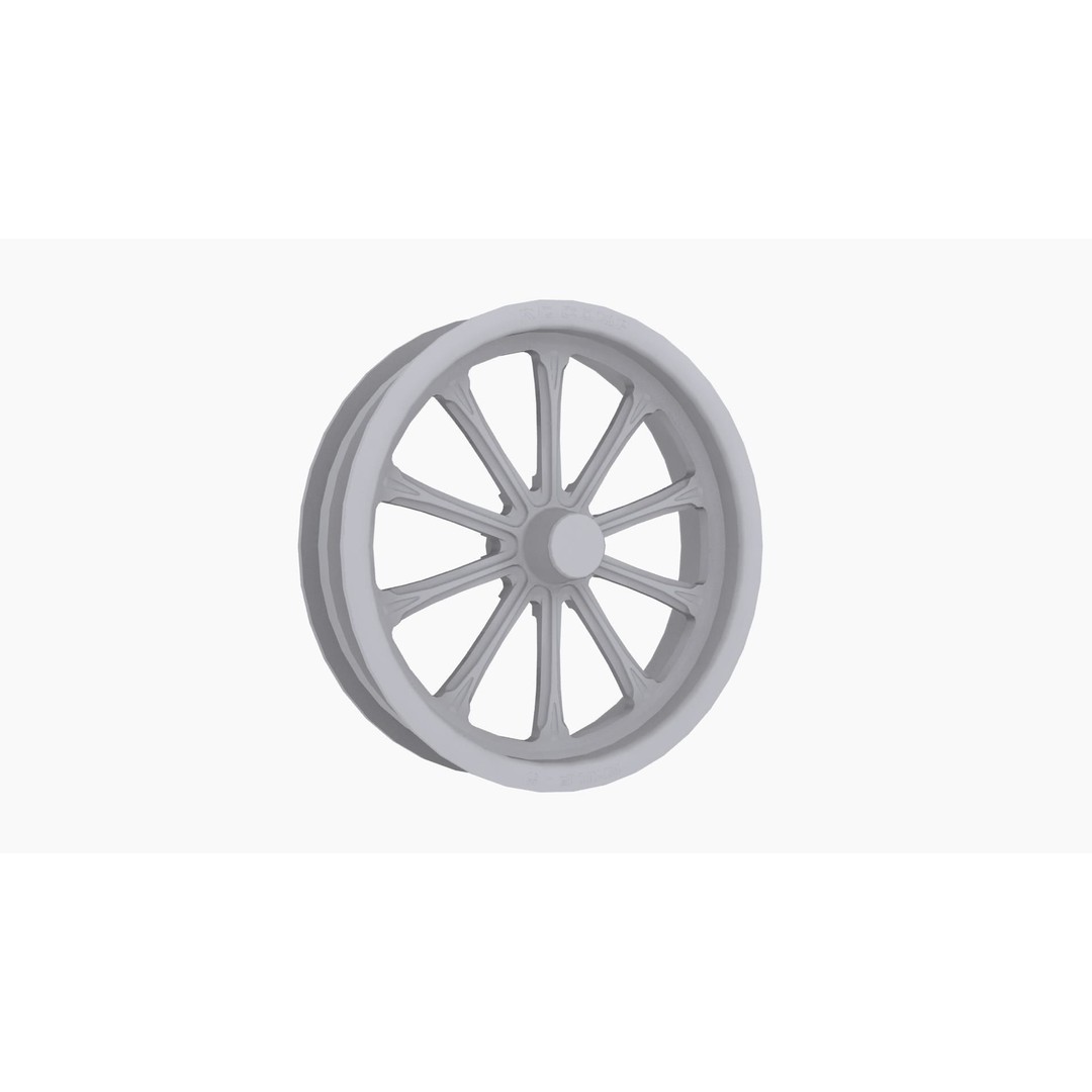 RC Components Exile-S Street Fighter Wheel 3D Model – Low Poly Game Asset, FBX - View 9