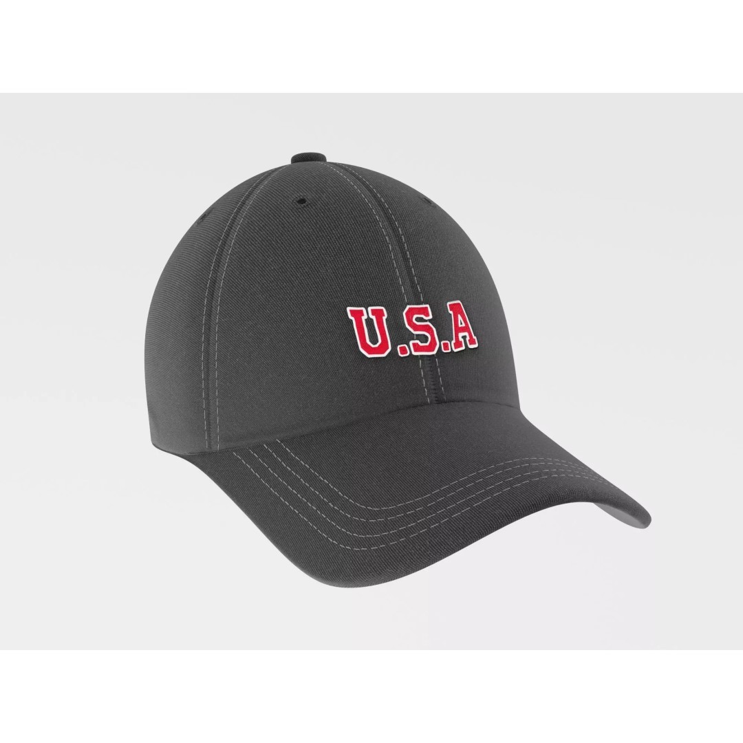 Baseball Cap 3D Model – Low Poly PBR Game Asset, FBX, OBJ - View 2