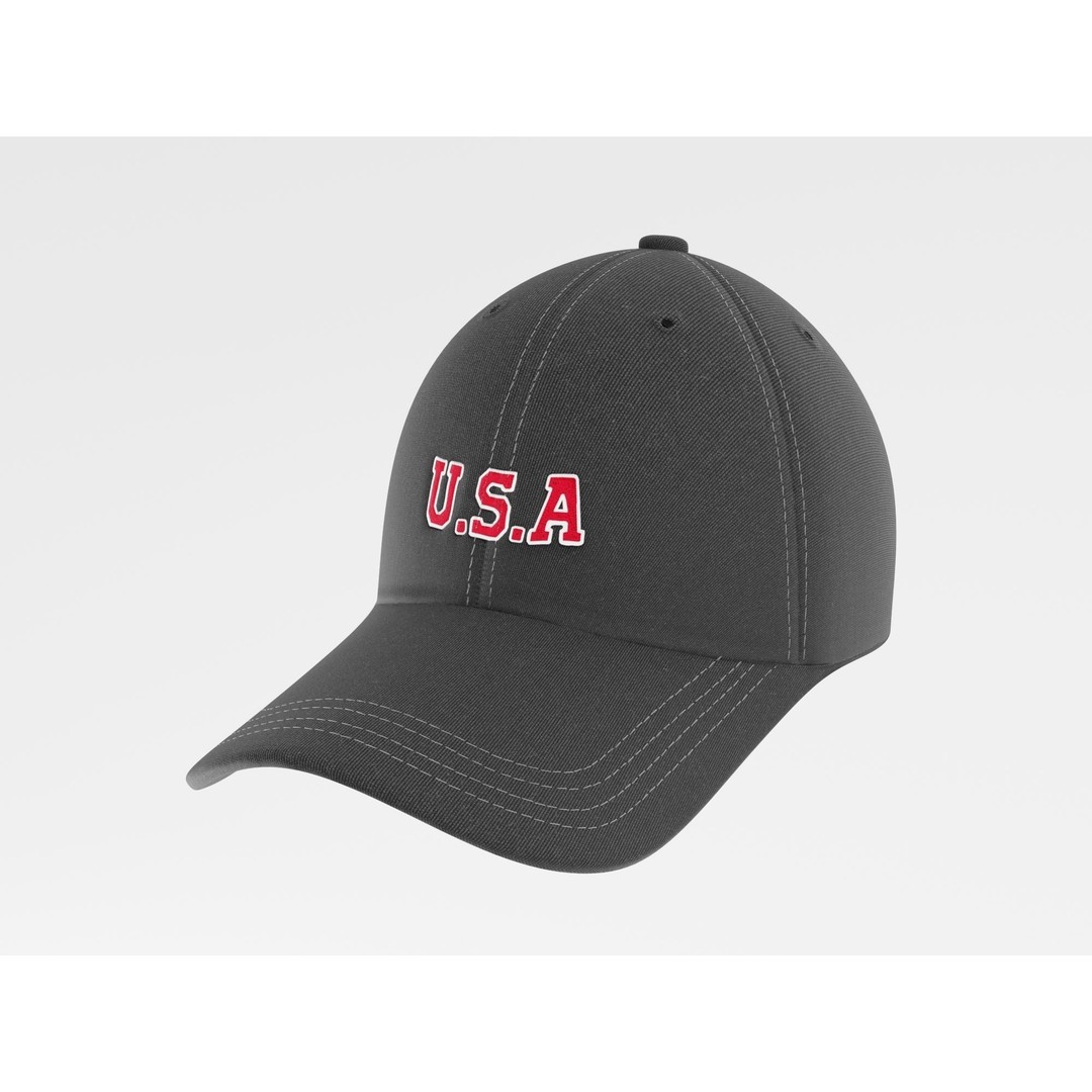 Baseball Cap 3D Model – Low Poly PBR Game Asset, FBX, OBJ - View 4