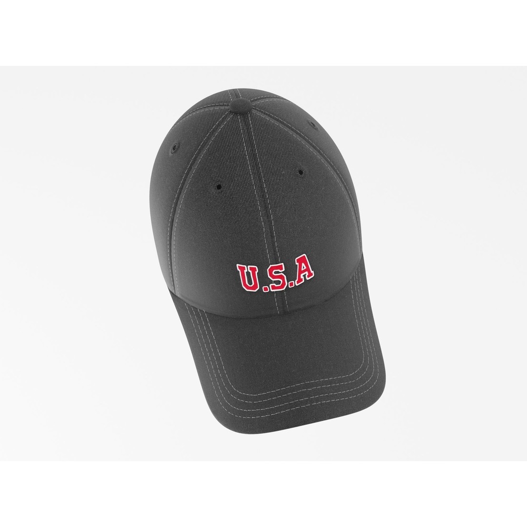 Baseball Cap 3D Model – Low Poly PBR Game Asset, FBX, OBJ - View 6