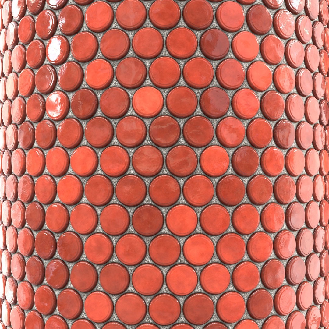 Kitchen Glaze Tile 3D Model – PBR Texture in 7 Colors, OBJ & Max Formats - View 5