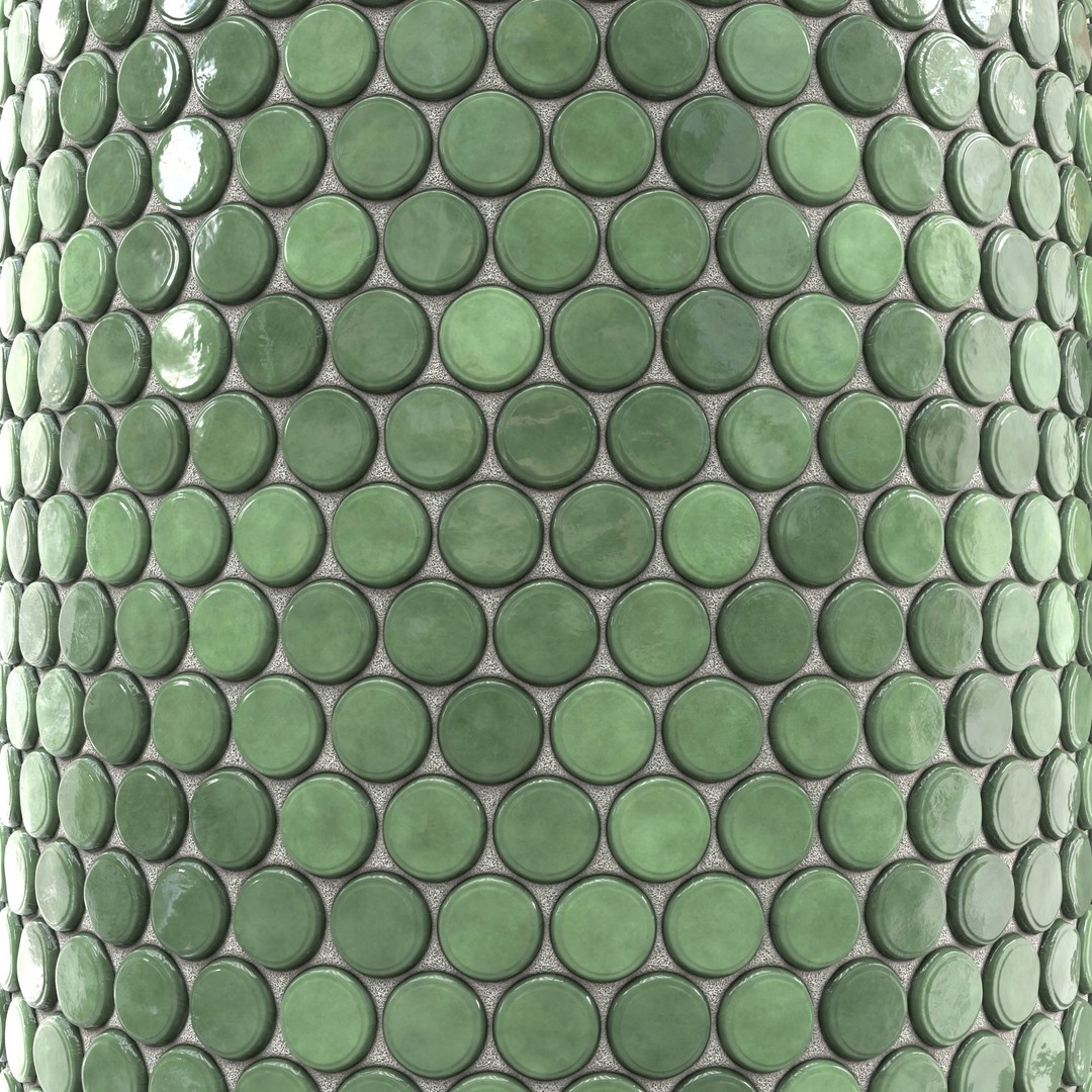 Kitchen Glaze Tile 3D Model – PBR Texture in 7 Colors, OBJ & Max Formats - View 8