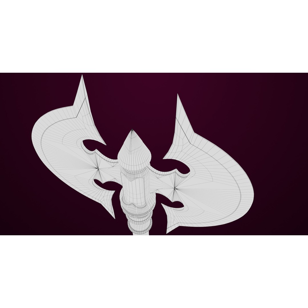 Battle Axe 3D Model – Low Poly PBR Weapon for Games, FBX - View 20