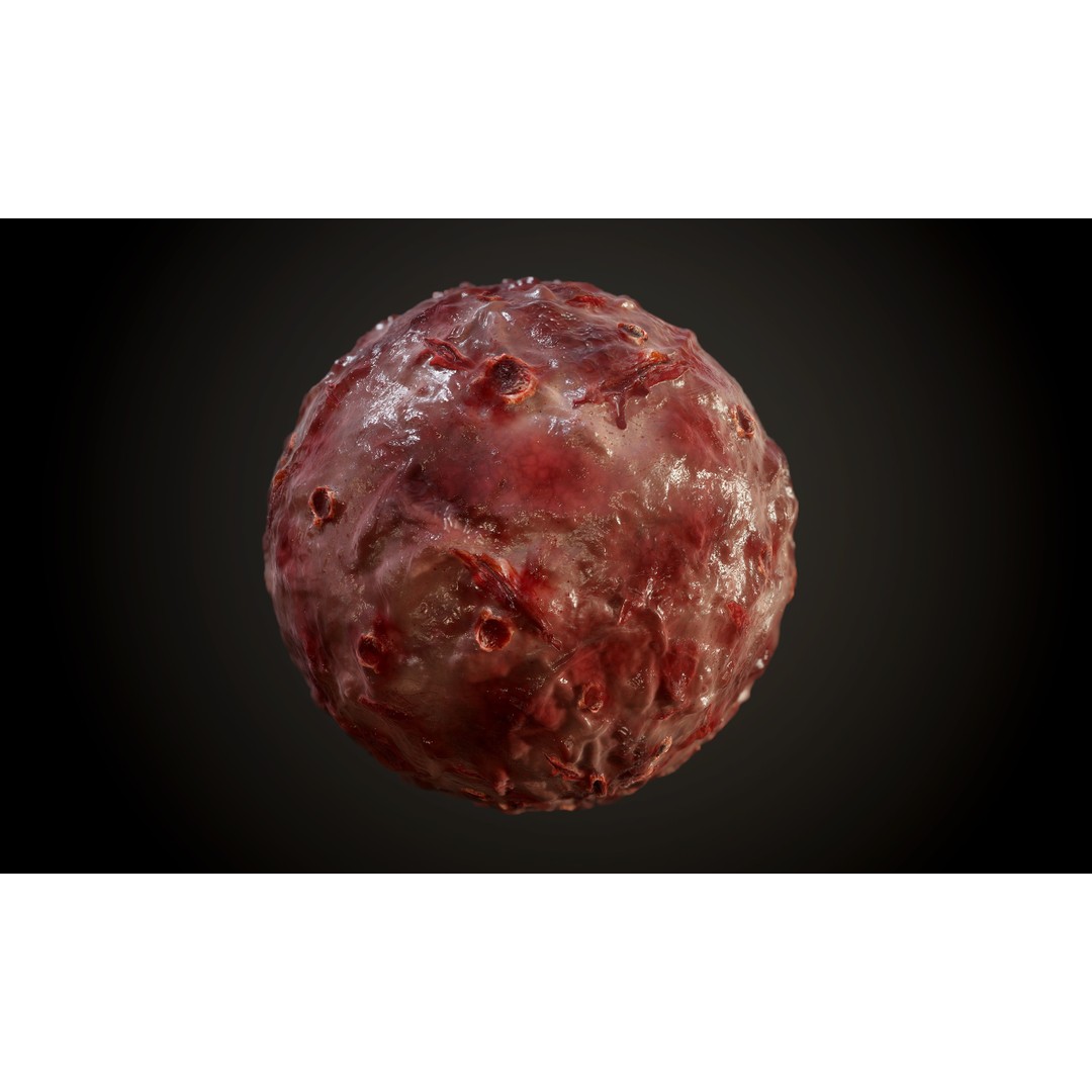 Bloody Gore Horror 3D Model – Seamless PBR Textures, 20 Pack - View 11