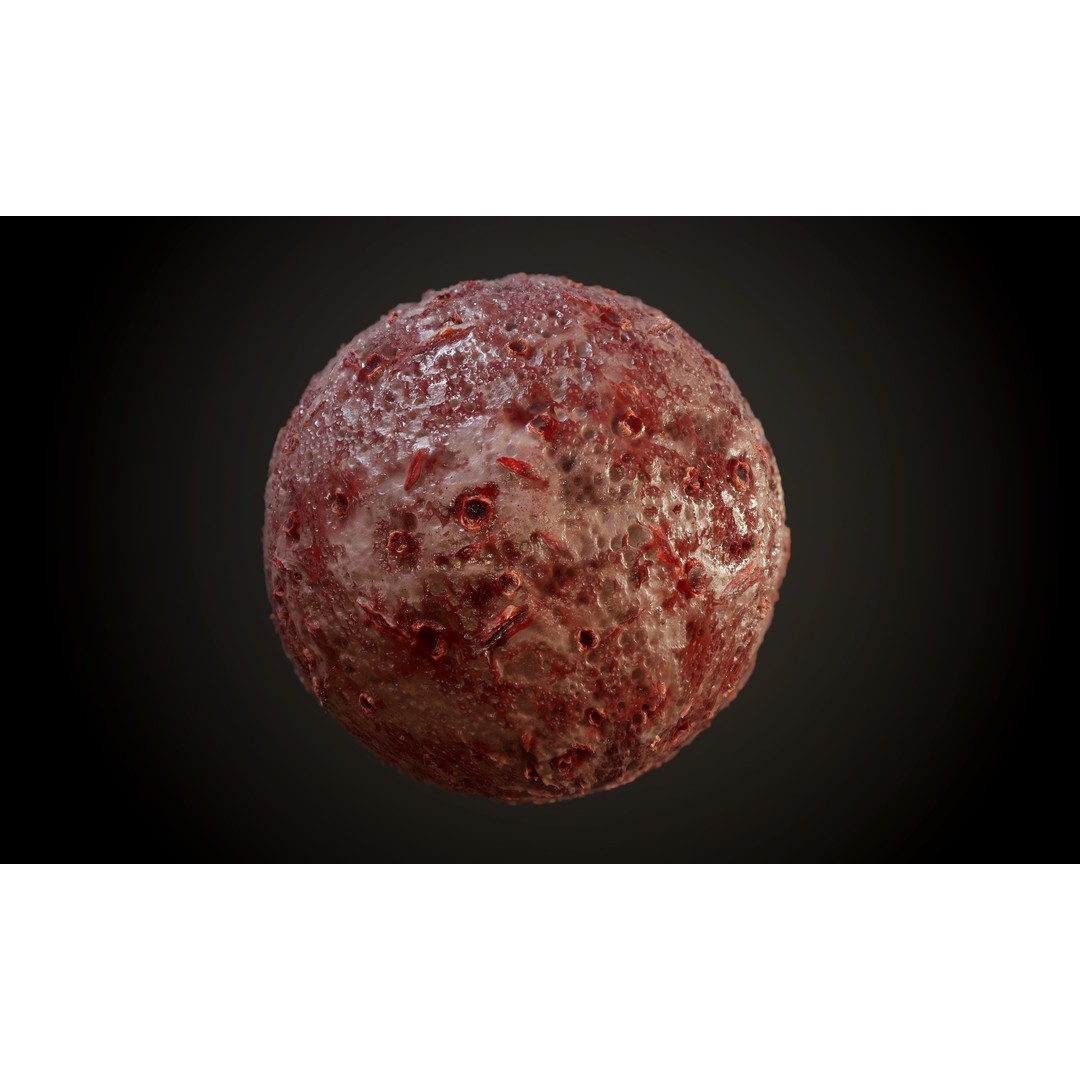 Bloody Gore Horror 3D Model – Seamless PBR Textures, 20 Pack - View 16