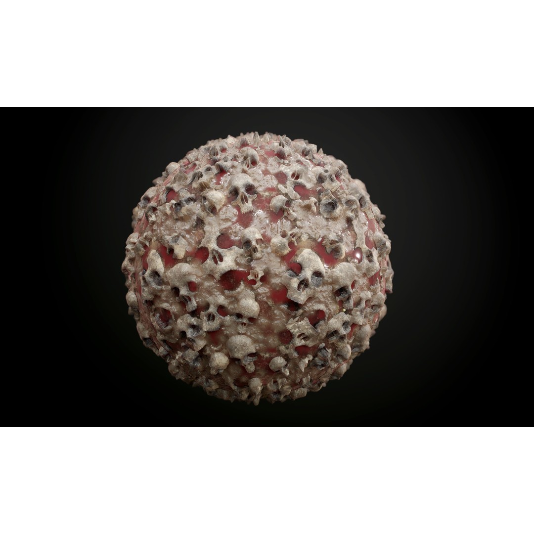 Bloody Gore Horror 3D Model – Seamless PBR Textures, 20 Pack - View 17