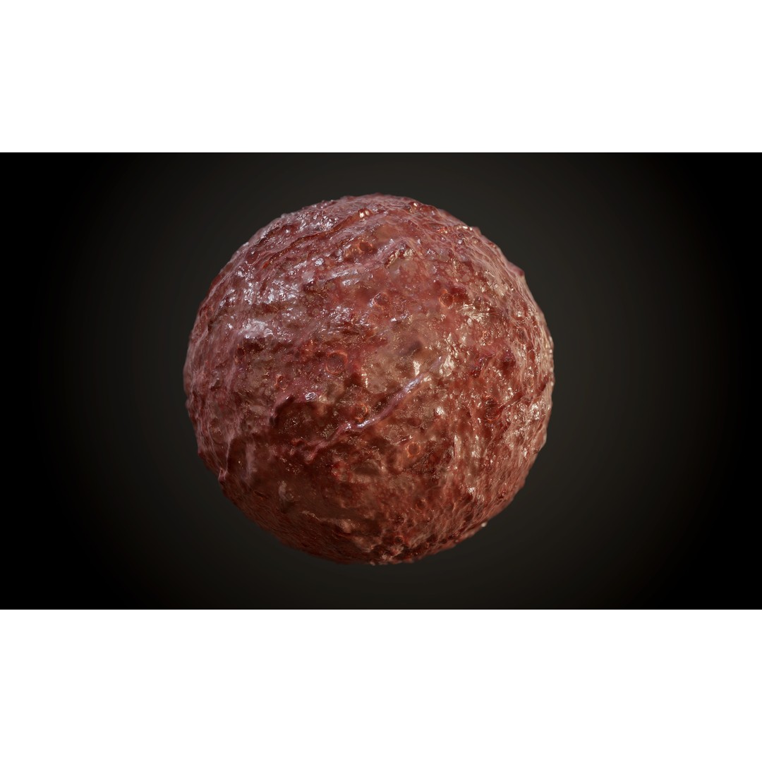 Bloody Gore Horror 3D Model – Seamless PBR Textures, 20 Pack - View 20