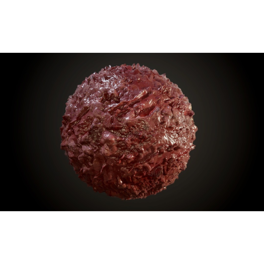 Bloody Gore Horror 3D Model – Seamless PBR Textures, 20 Pack - View 7