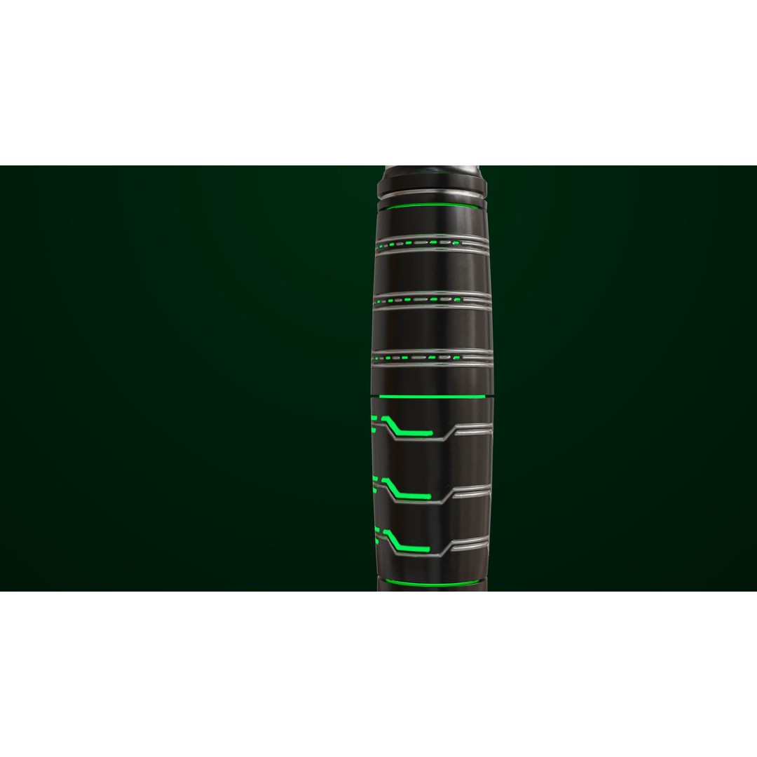 Sci-Fi Hammer09 3D Model – Low Poly Game Asset with PBR Textures - View 17