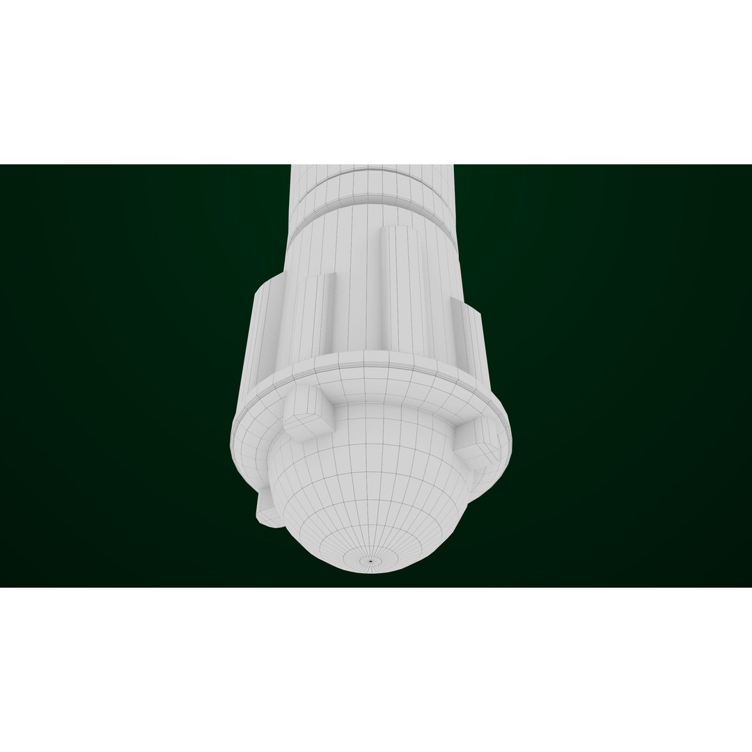 Sci-Fi Hammer09 3D Model – Low Poly Game Asset with PBR Textures - View 32