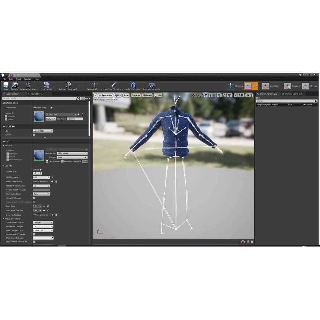Classic Shirt 3D Model – Realistic Low-Poly Rigged Asset, FBX - View 23