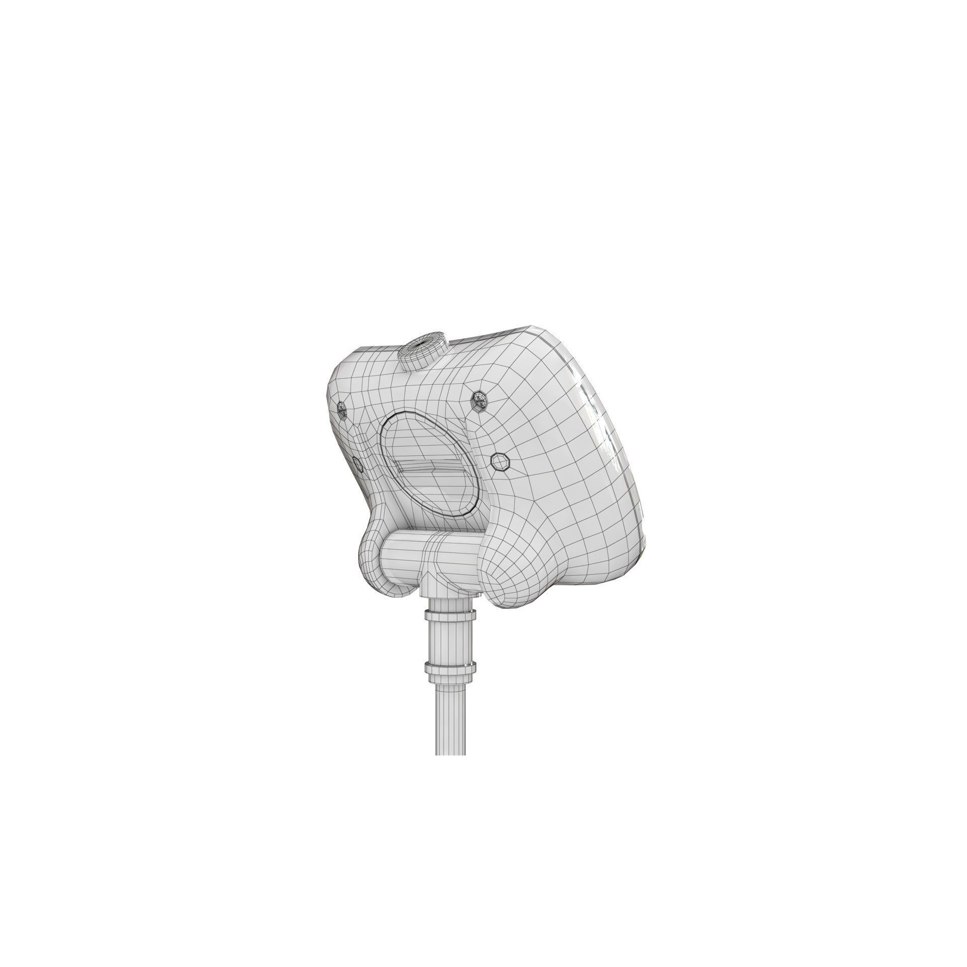 Digital Candy Thermometer - Low-Poly Game-Ready 3D Model - View 14