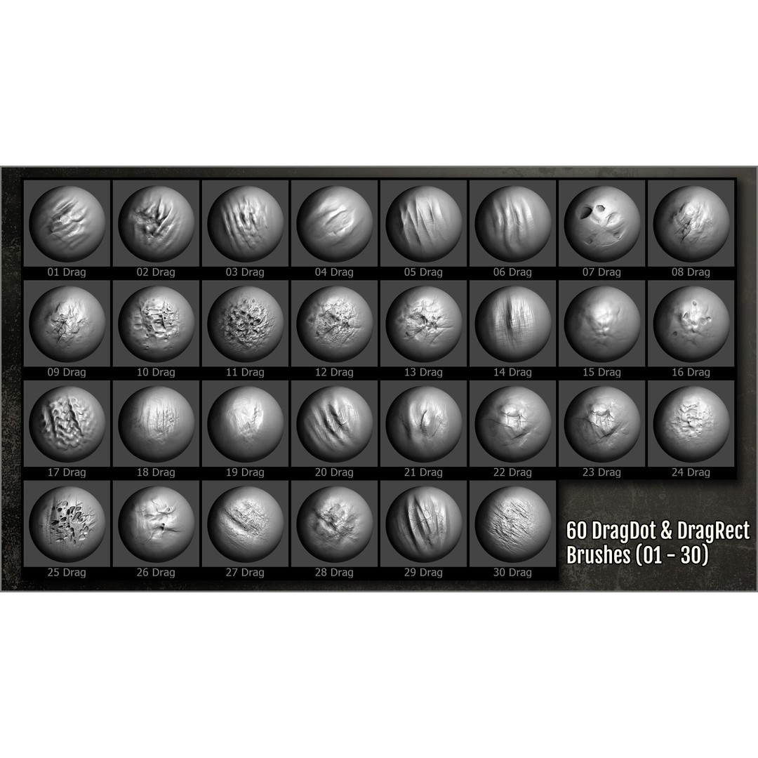 Cave Maker 3D Model – ZBrush Brushes and Alphas Pack for Caves - View 4