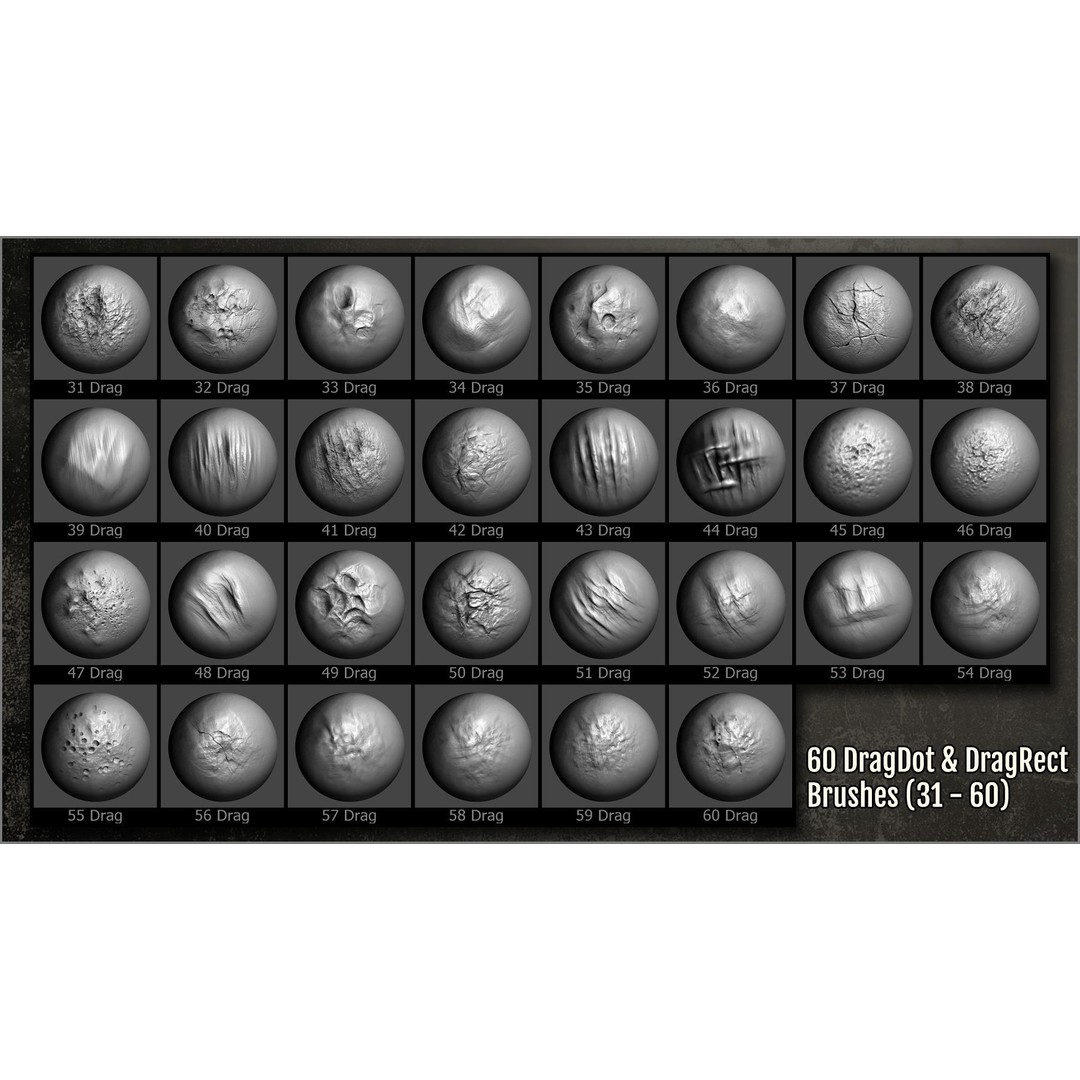 Cave Maker 3D Model – ZBrush Brushes and Alphas Pack for Caves - View 5