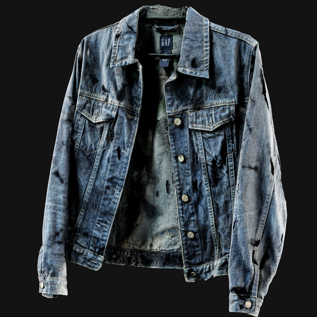 15 Torn & Denim Fabric 3D Model – SBSR & SPSM Textures for Painter