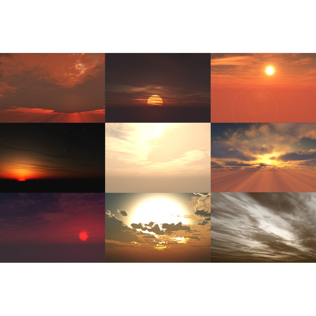 Sky Series Collection 3D Model – HDRi Atmosphere Textures, 4K - View 17