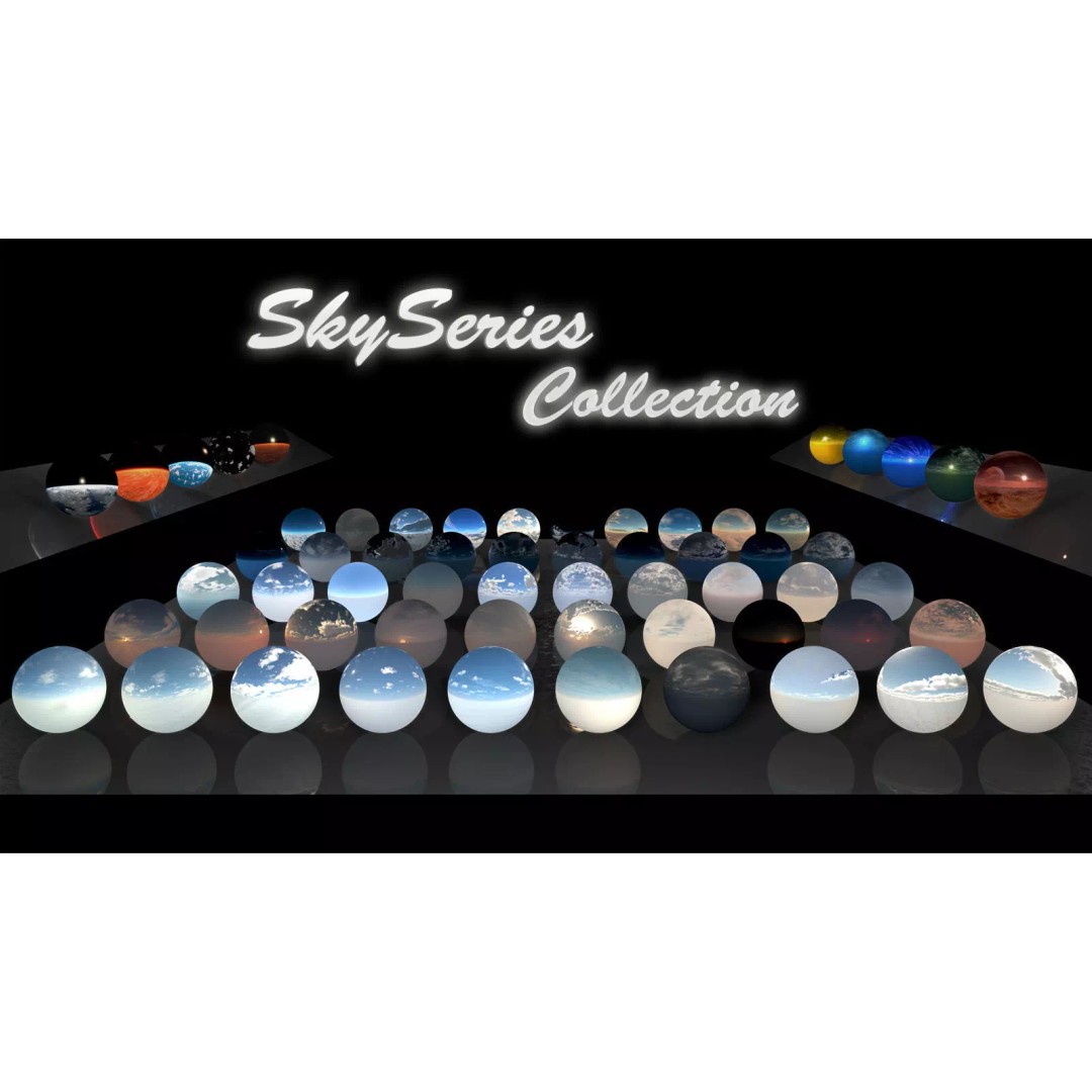 Sky Series Collection 3D Model – HDRi Atmosphere Textures, 4K - View 2