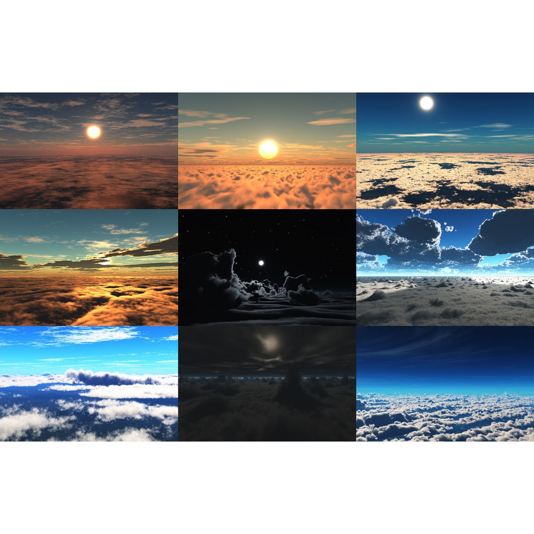 Sky Series Collection 3D Model – HDRi Atmosphere Textures, 4K - View 20