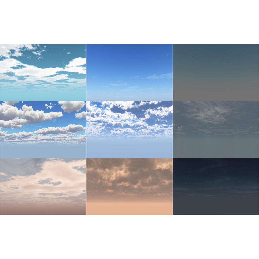 Sky Series Collection 3D Model – HDRi Atmosphere Textures, 4K - View 21