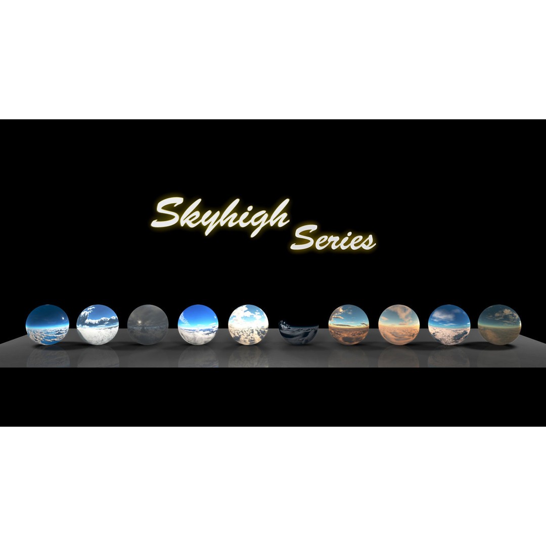 Sky Series Collection 3D Model – HDRi Atmosphere Textures, 4K - View 8