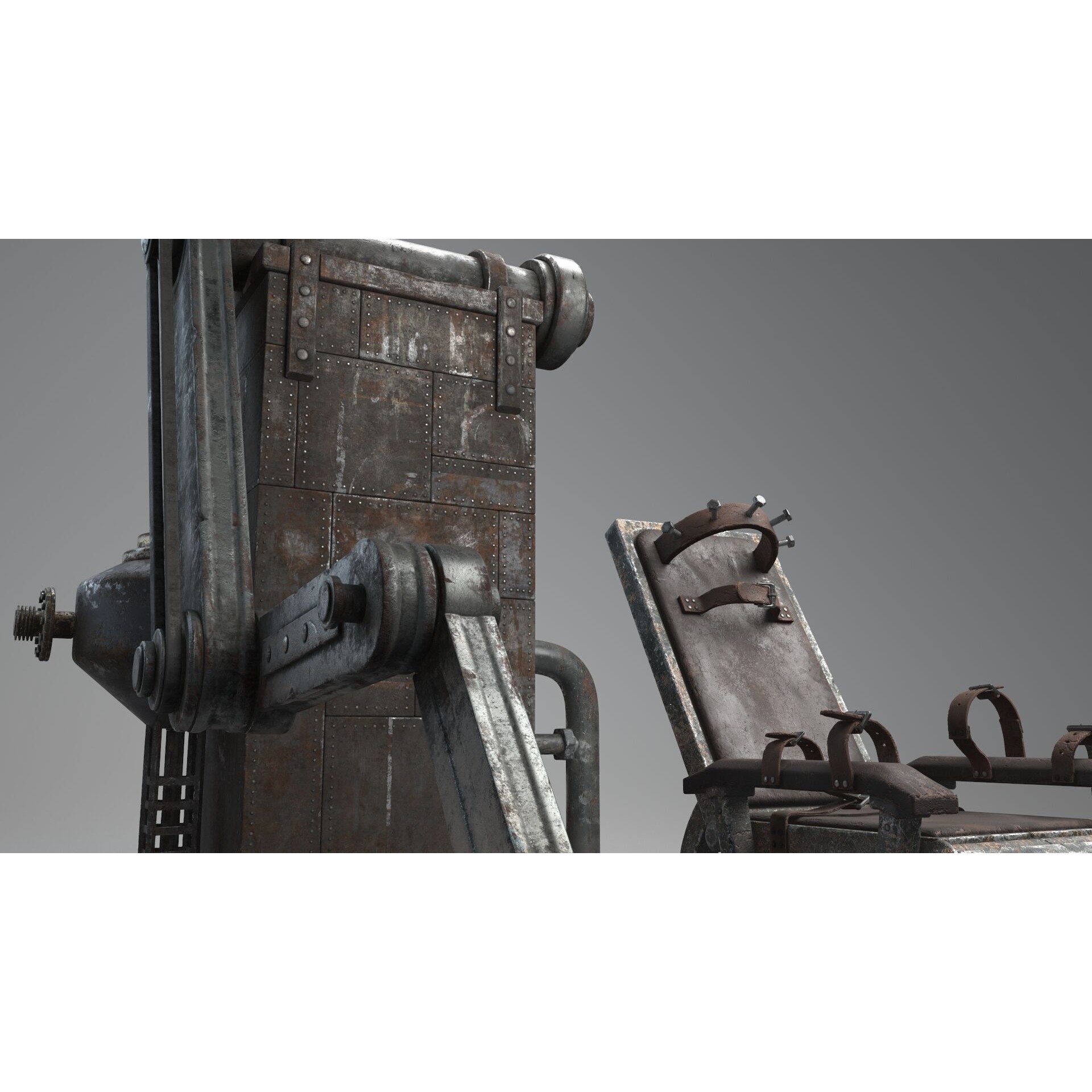 Frank Chair - Low-Poly Game-Ready 3D Model - View 14