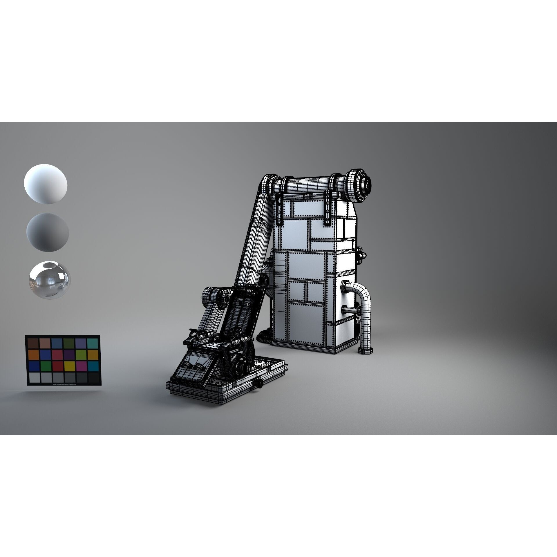 Frank Chair - Low-Poly Game-Ready 3D Model - View 21