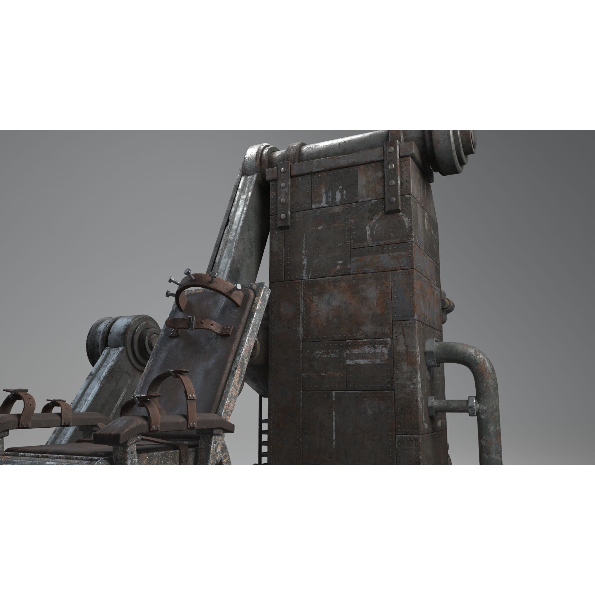 Frank Chair - Low-Poly Game-Ready 3D Model - View 4
