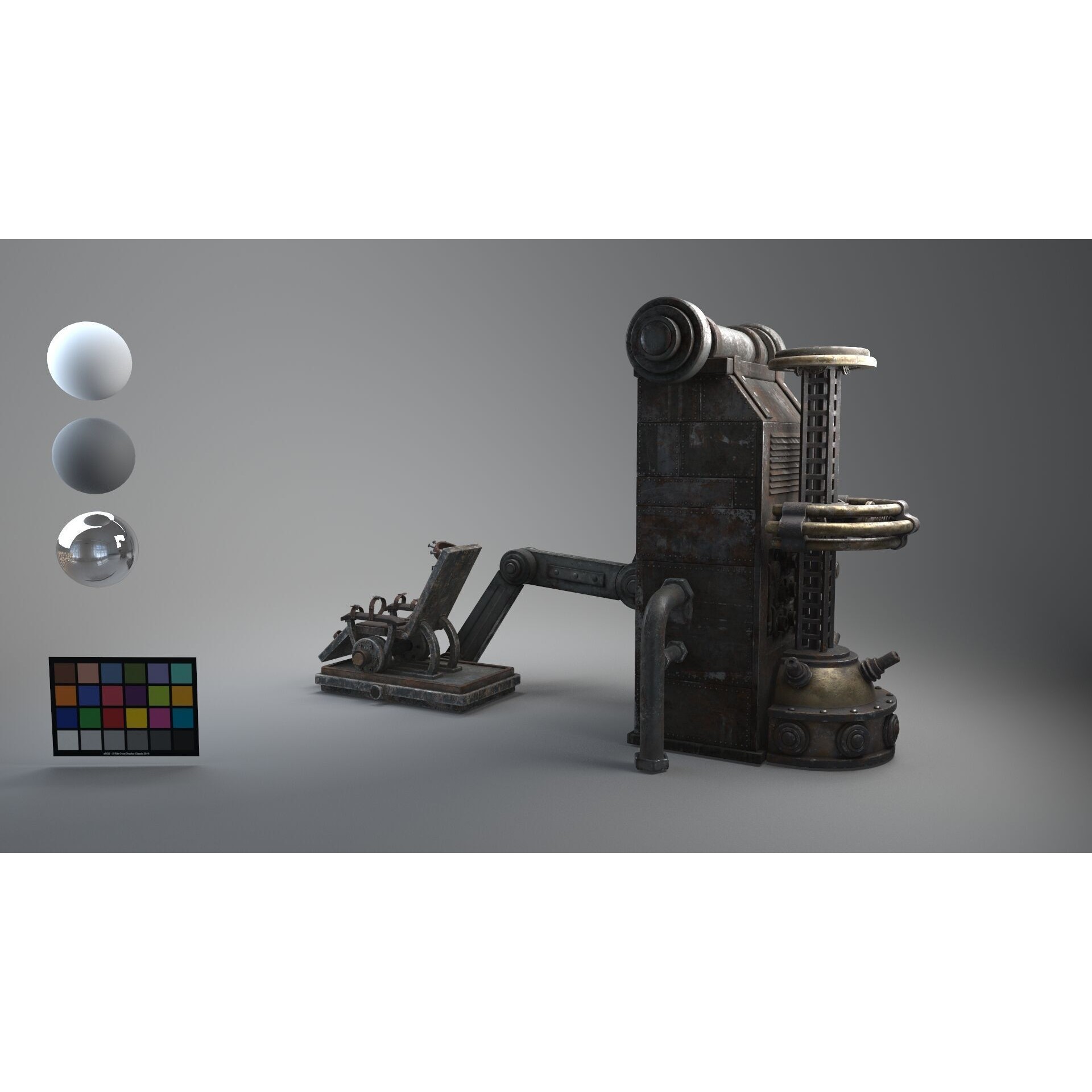 Frank Chair - Low-Poly Game-Ready 3D Model - View 8