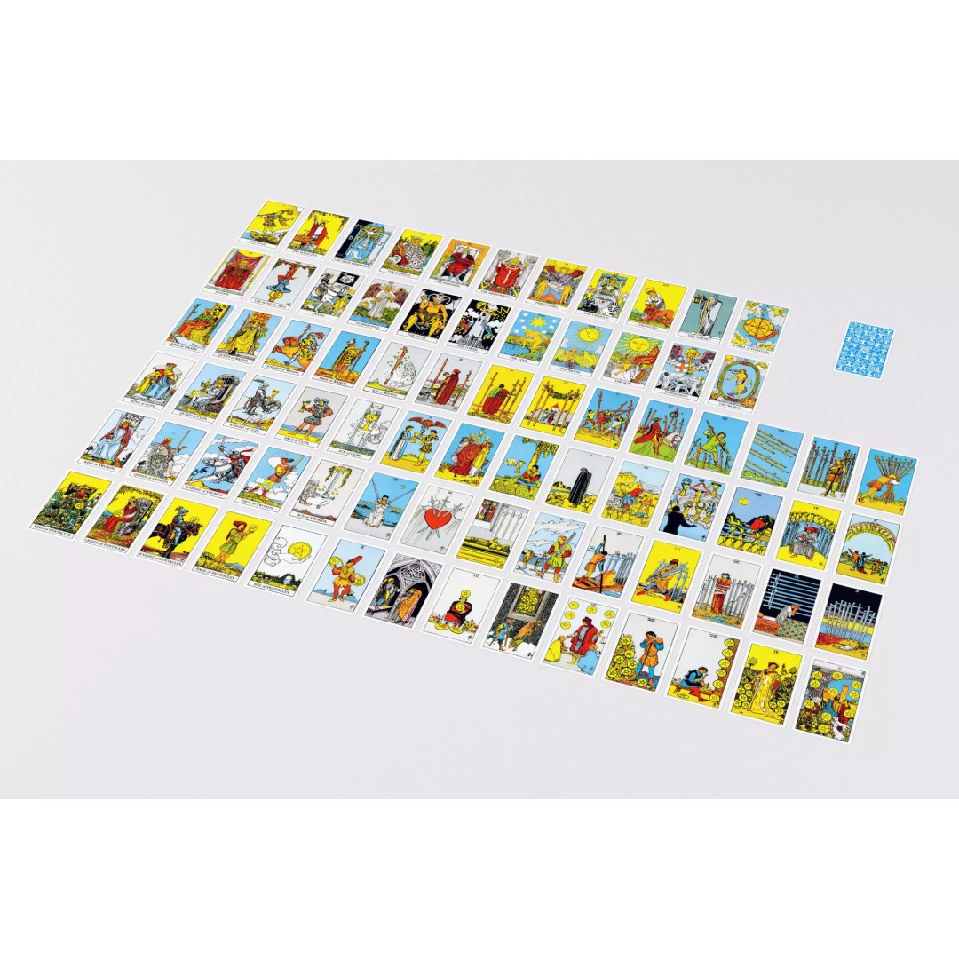 Rider-Waite Tarot Cards 3D Model – Low Poly Game Asset, FBX - View 2