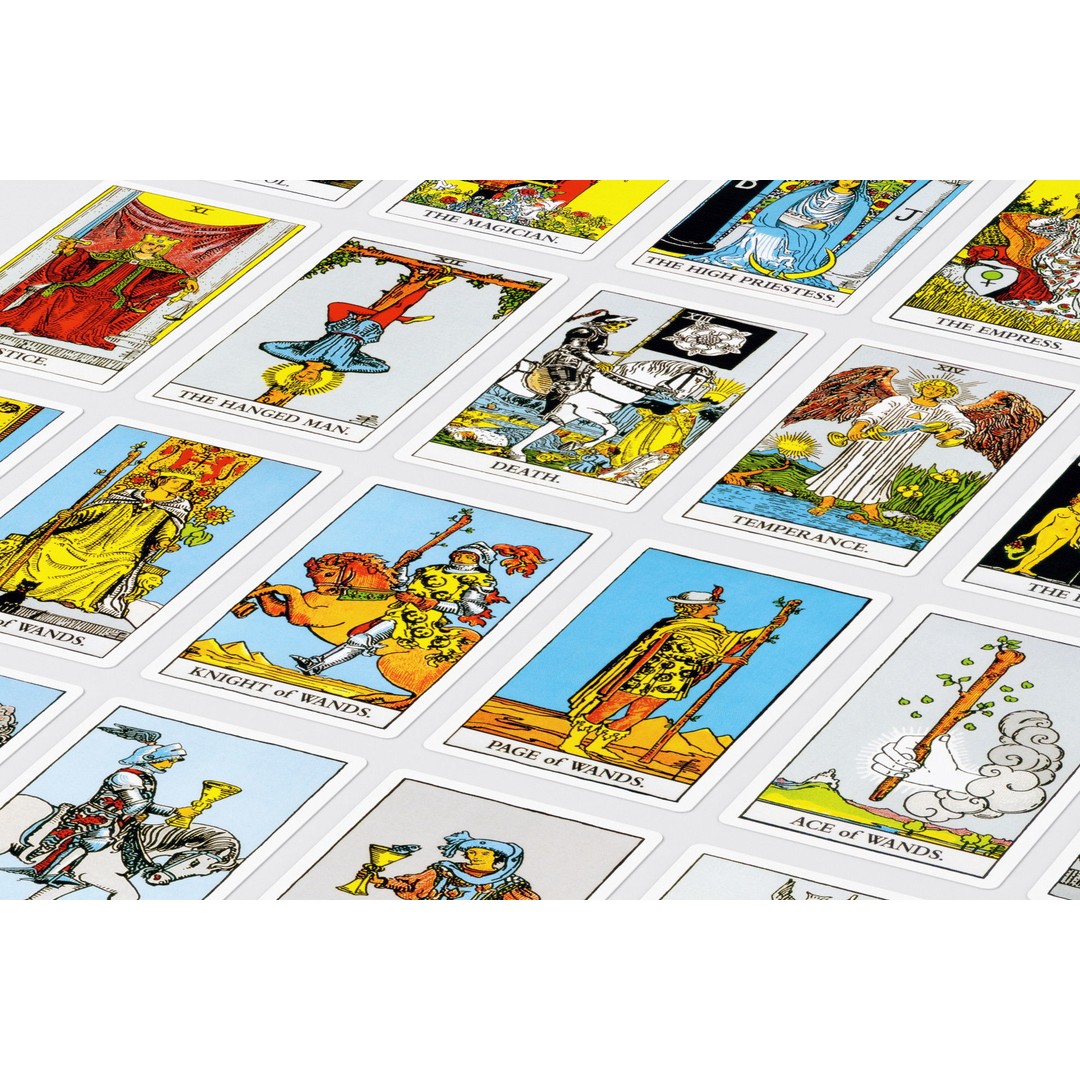 Rider-Waite Tarot Cards 3D Model – Low Poly Game Asset, FBX - View 3