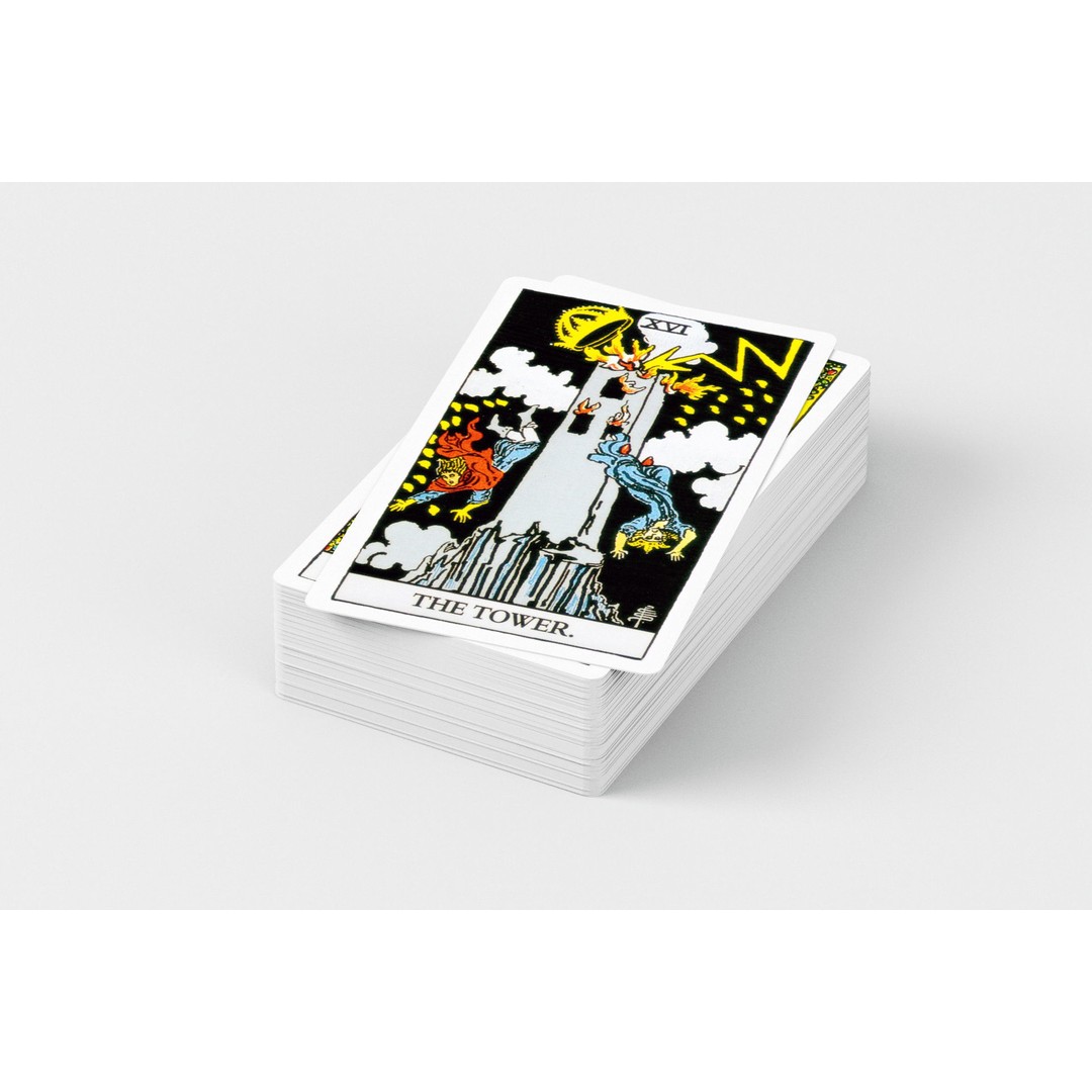 Rider-Waite Tarot Cards 3D Model – Low Poly Game Asset, FBX - View 5