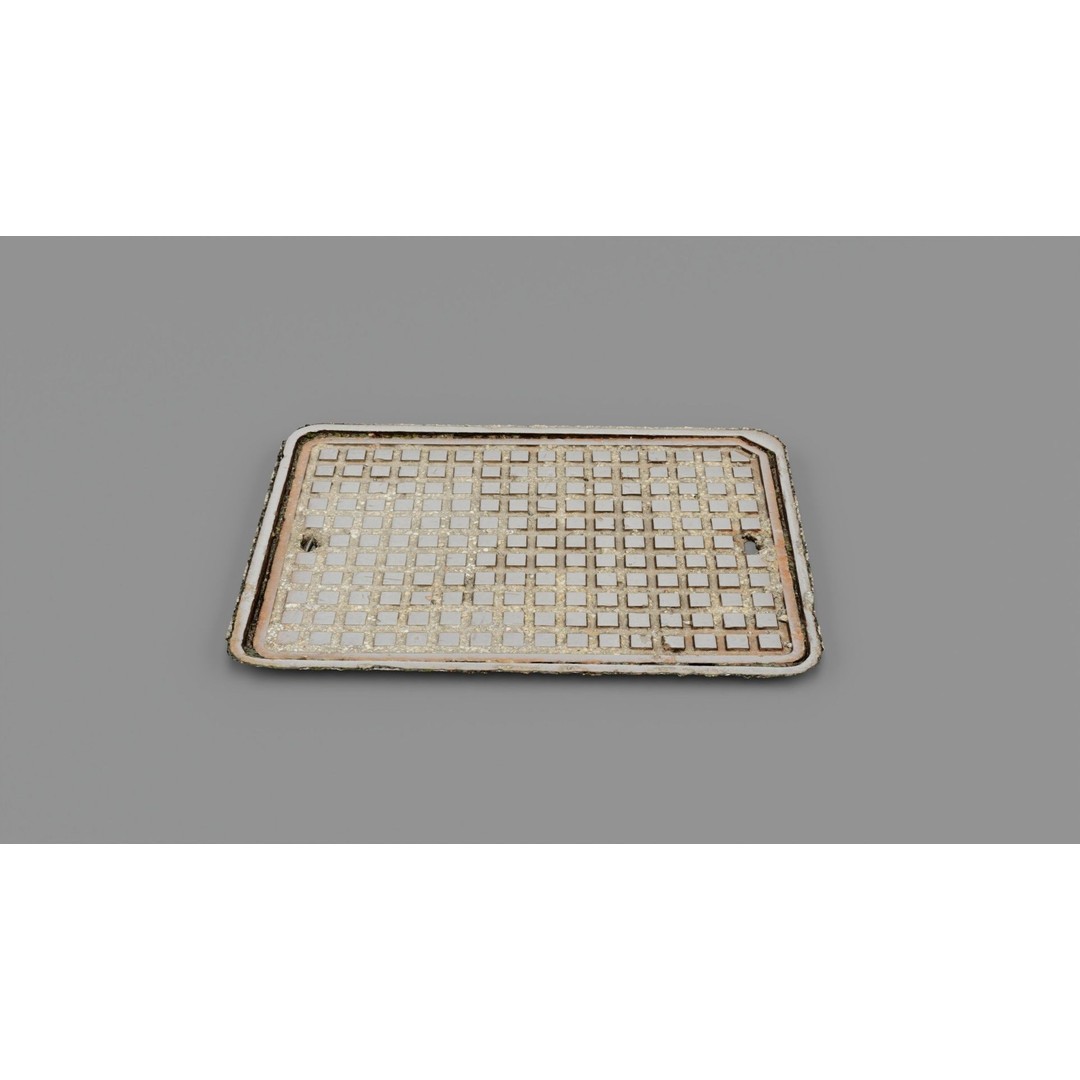 Manhole Cover 3D Model – High-Poly Photorealistic Asset, PBR Textures - View 31