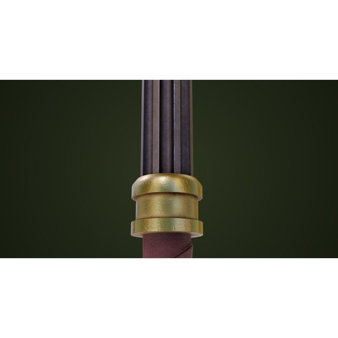 Battle Hammer 3D Model – Low Poly Game-Ready Asset, PBR Textures - View 16